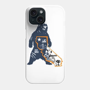 Vintage California Bear Phone Case