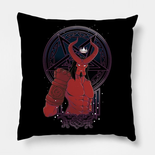 Infernal Boy Pillow by xMorfina