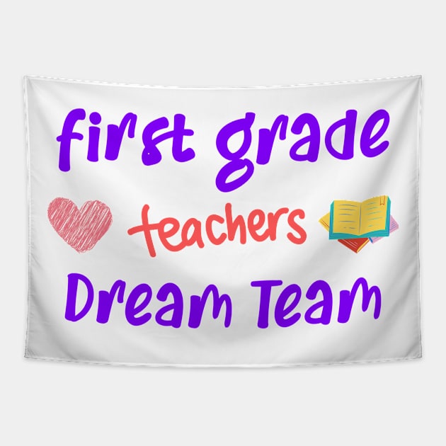 First Grade Teacher Dream Team Tapestry by CreativeWidgets