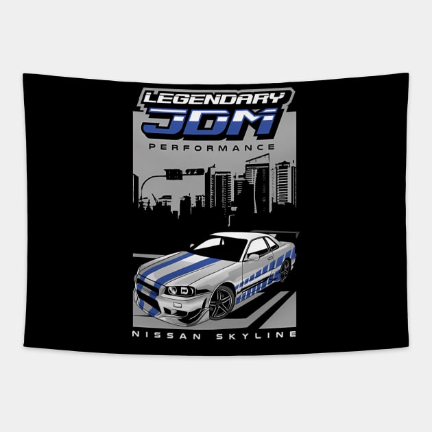 Legendary Jdm Tapestry by OrigamiOasis