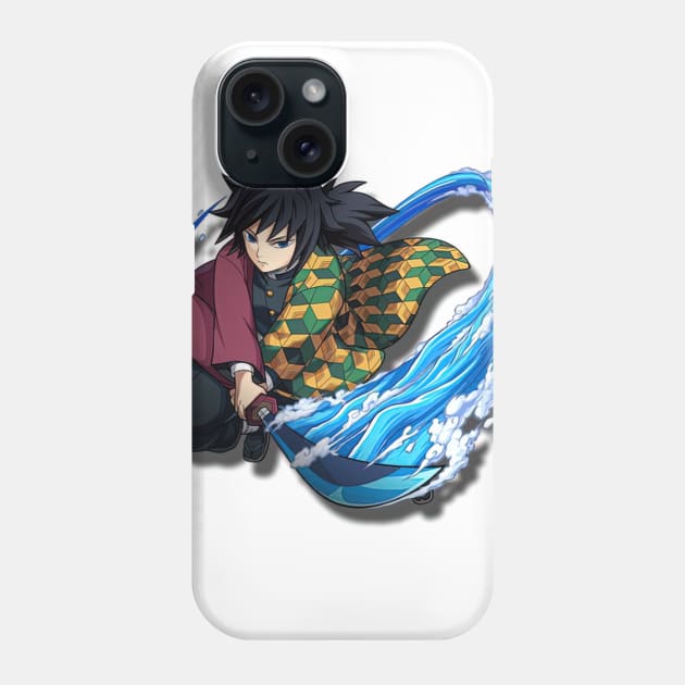 Demon Corp Giyu Phone Case by Valoka