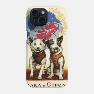 Belka and Strelka Russian Space Dogs Phone Case