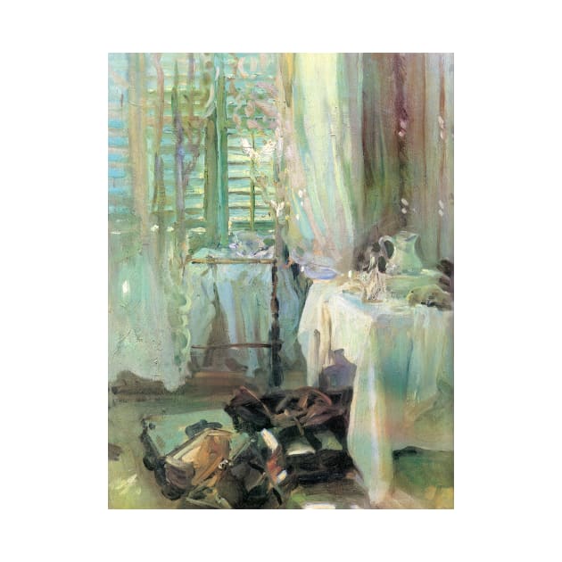 A Hotel Room by John Singer Sargent by MasterpieceCafe