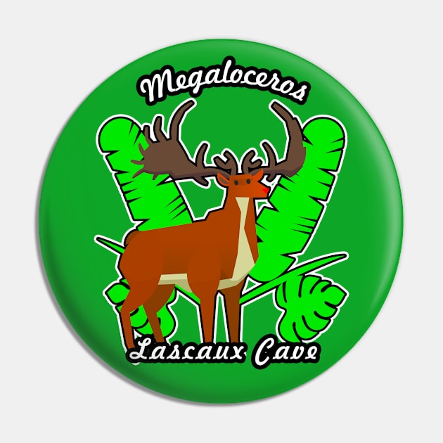 🦖 Extinct Megaloceros (Irish Elk) as Drawn in Lascaux Cave Pin by Pixoplanet