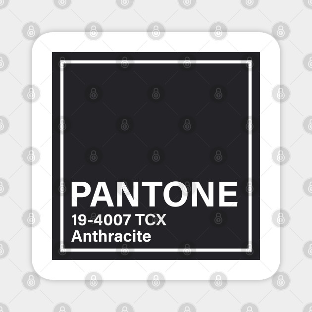 denden☆ pantone 19-4007 TCX Anthracite - Pantone Color - T-Shirt