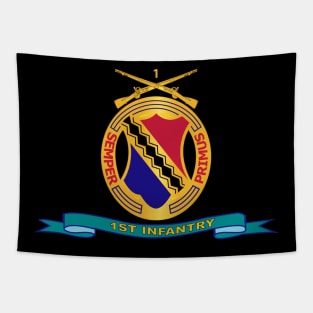 1st Infantry Regiment  w Br - Ribbon Tapestry