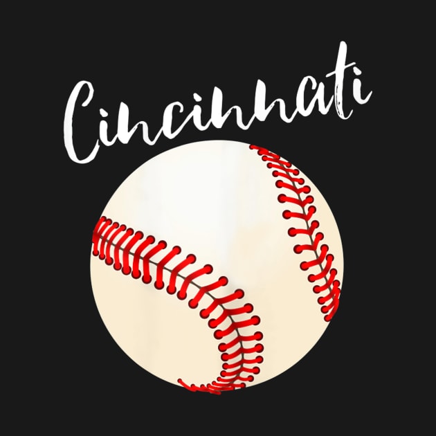 Cincinnati Baseball Women Black by Vigo