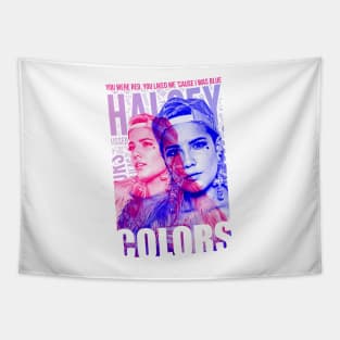 halsey red and blue Tapestry