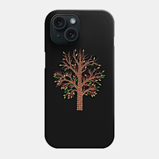 Dot Art Tree Phone Case