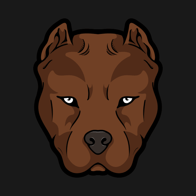 Brown pitbul by Starkey Store