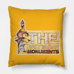 Baltimore Monuments Softball Pillow