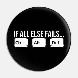 Ctrl Alt Del Pin