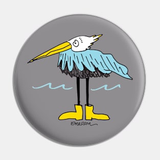 Pelican in Boots Pin