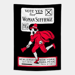 Votes For Women 1915 Poster Tapestry