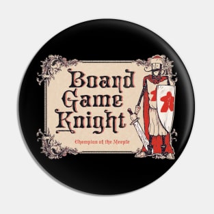 Board Game Knight Plaque Shirt Pin