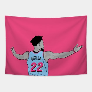 Jimmy Butler Miami Vice Wave Jersey 22 Tapestry