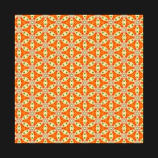 Orange Burst Pattern by Ginette Callaway T-Shirt