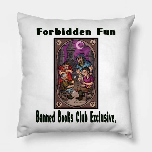 Forbidden Fun: Banned Books Club **EXCLUSIVE** Pillow by Lucifer