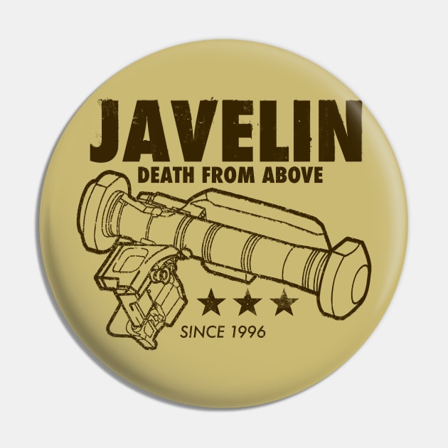 Javelin Pin by Toby Wilkinson