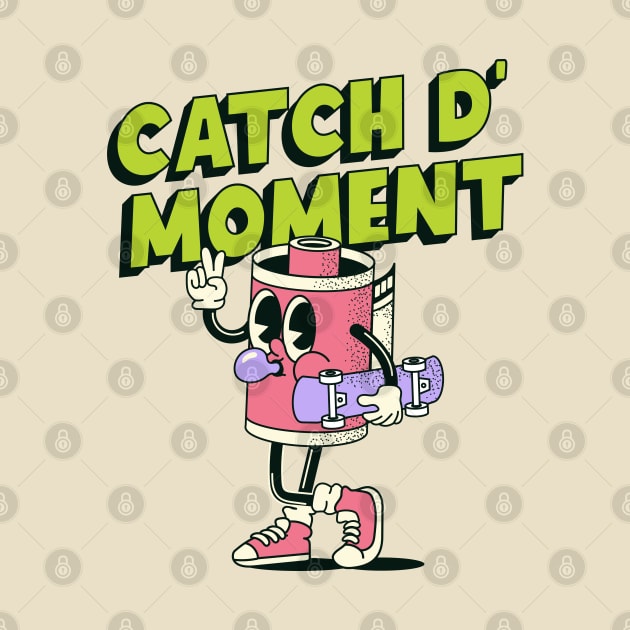 Catch The Moment T-Shirt Beige by Okeydokey.std