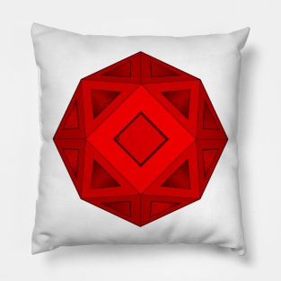 gmtrx lawal skeletal snub cube Pillow