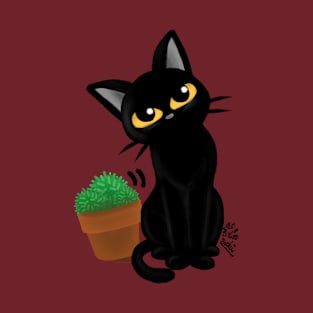 Kitty and cactus T-Shirt