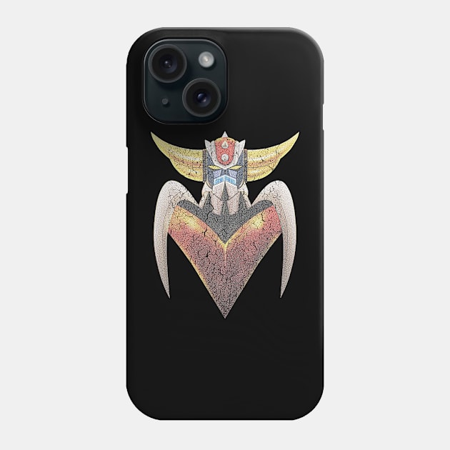 Grendizer The Ufo Robo Distressed Style Phone Case by venusblack