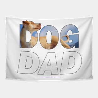 DOG DAD - labrador oil painting word art Tapestry