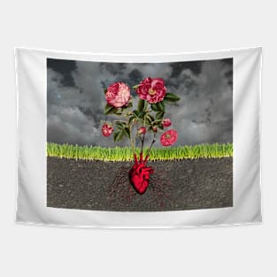 Love Blooms Tapestry