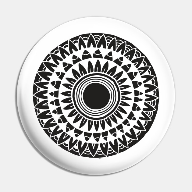 Tribal mandala sun Pin by ComPix