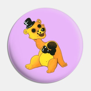 Freddy and Friends: Golden Freddy Pin