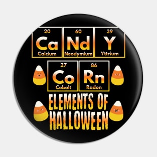 Candy Corn Periodic Table of Elements design Pin