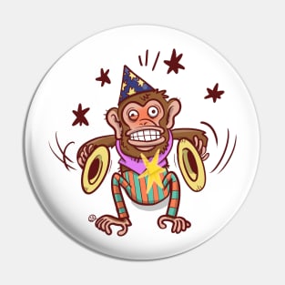 Crazy monkey toy Pin
