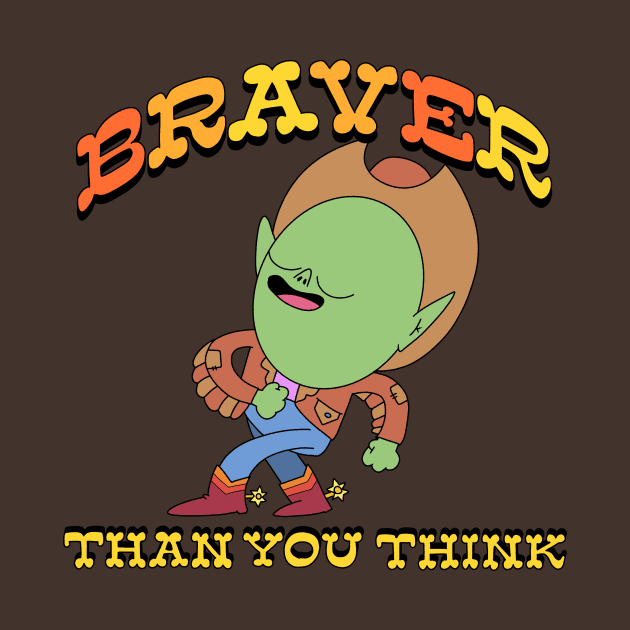 Braver Than You Think Goblin Cowpoke by RadicalLizard