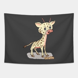 Giraffe t-shirt Tapestry