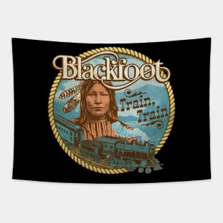 Blackfoot Train Tapestry