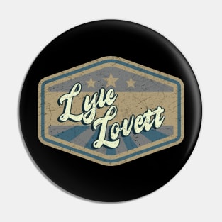 vintage Lyle Lovett Pin