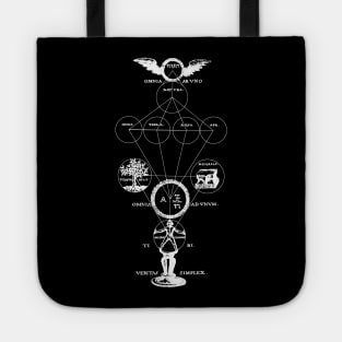 The Origins of Alchemy (white) Tote