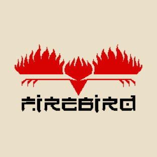 Firebird Software Retro Games Logo Pixellated T-Shirt