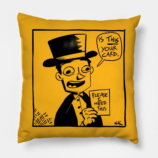 Magician Pillow by neilkohney