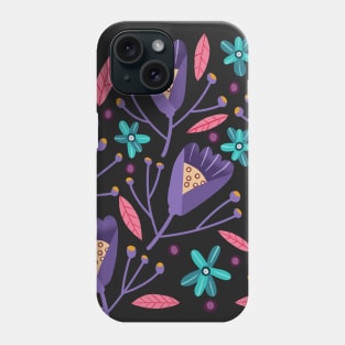 purple tulips Phone Case