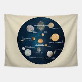 Cheese Galaxy Tapestry