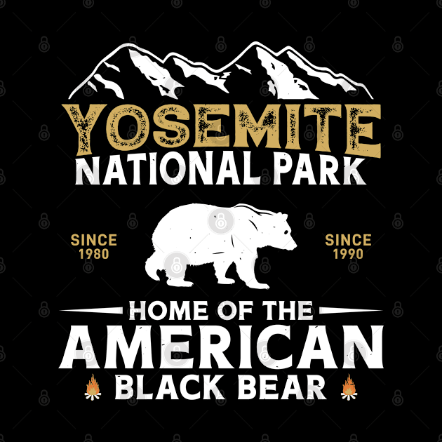 Yosemite National Park Home Of The American Bear by Donebe