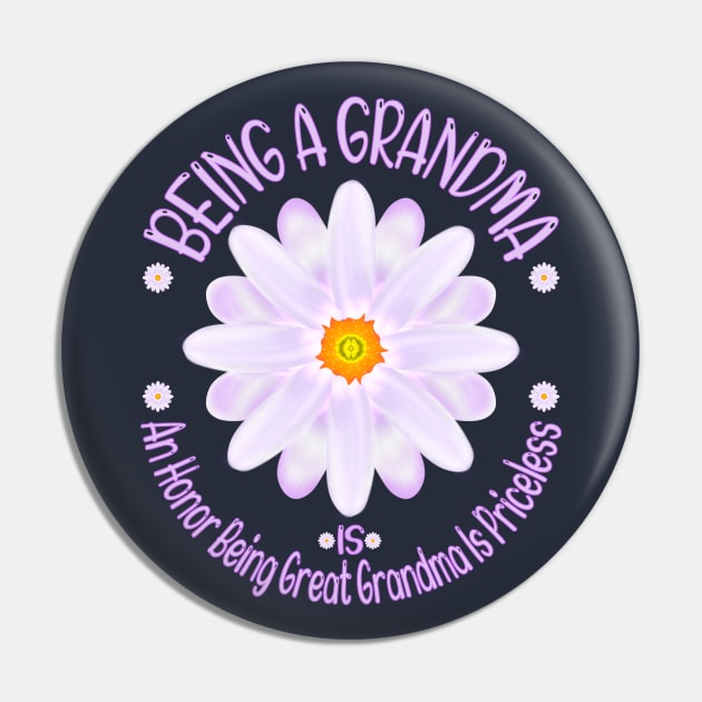Being A Grandma Is An Honor Being Great Grandma Is Priceless, Grandmother Lover Quote Pin by MoMido