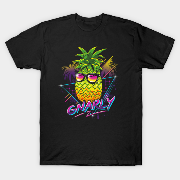 Rad Pineapple - Retro - T-Shirt