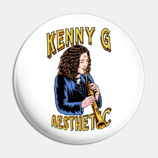 Kenny G Aesthetic Design Pin