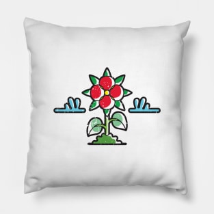 blooming flower Pillow