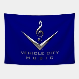 Official Vehicle City Music Gear Tapestry