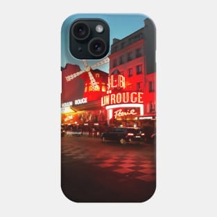 Moulin Rouge in Paris Phone Case