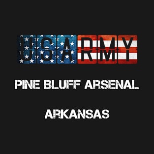 Pine Bluff Arsenal Arkansas US Flag Army T-Shirt